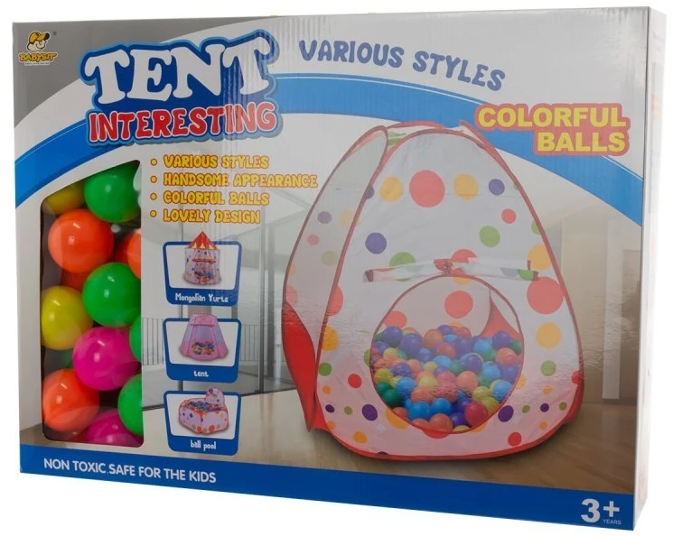 Eurobaby Zabawki Palapinė su kamuoliukais 0864814 EUROBABY TOYS