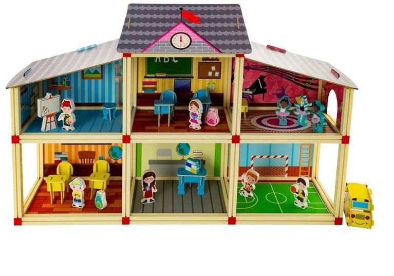 Eurobaby Zabawki Lėlių namas - Mokykla EUROBABY TOYS