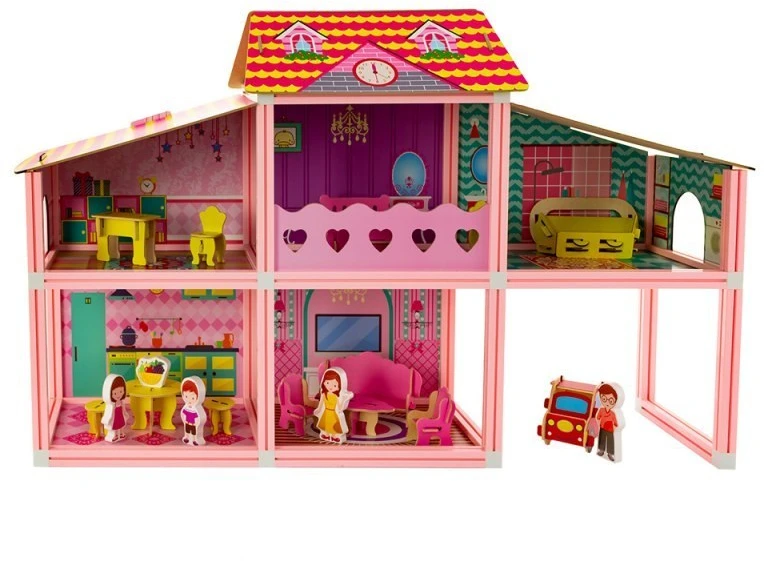 Eurobaby Zabawki Lėlių namelis EUROBABY TOYS 89x23x55 cm rožinis