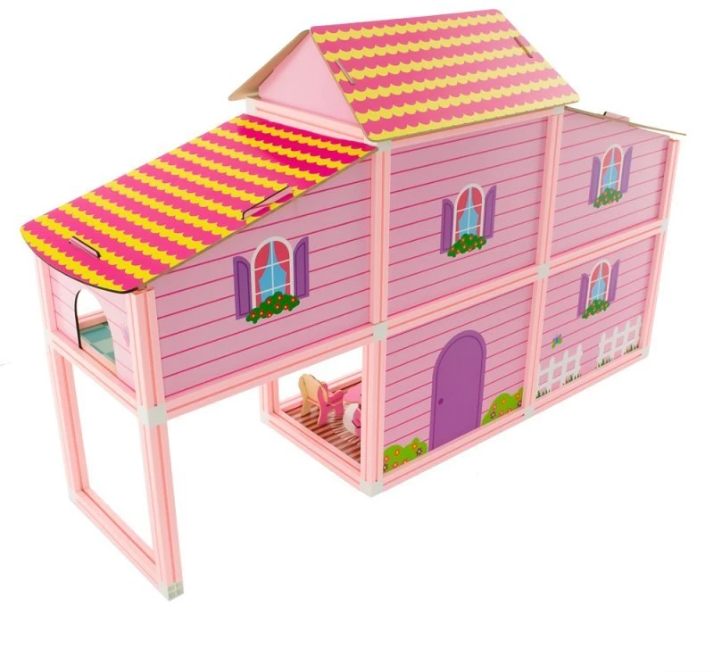 Eurobaby Zabawki Lėlių namelis EUROBABY TOYS 89x23x55 cm rožinis