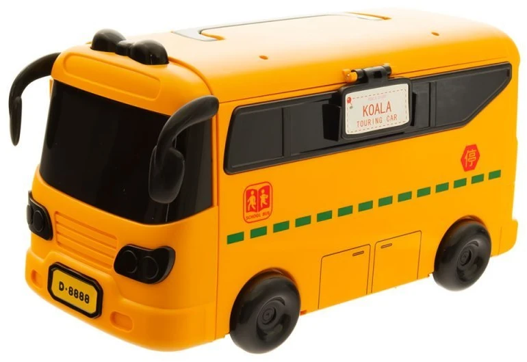 Eurobaby Zabawki Vaikiškas žaislinis autobusas biblioteka geltonas