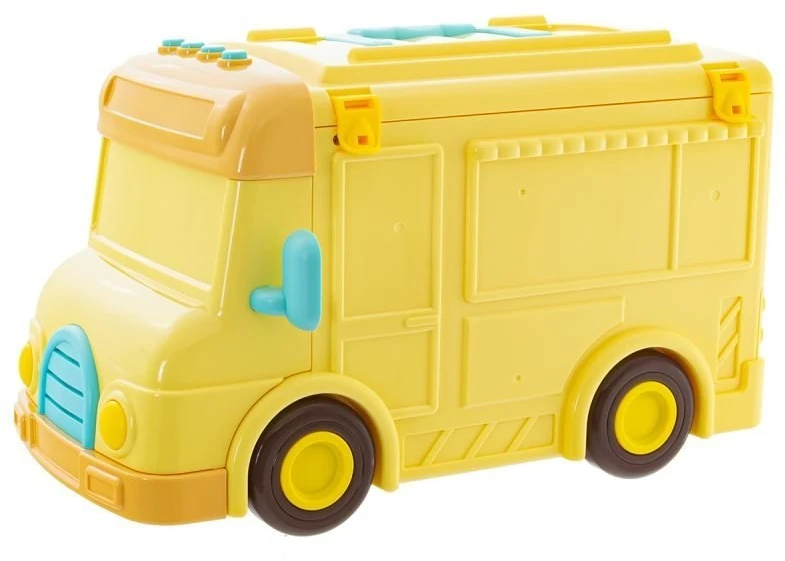 Eurobaby Zabawki Vaikiškas žaislinis mokyklinis autobusas nameliui
