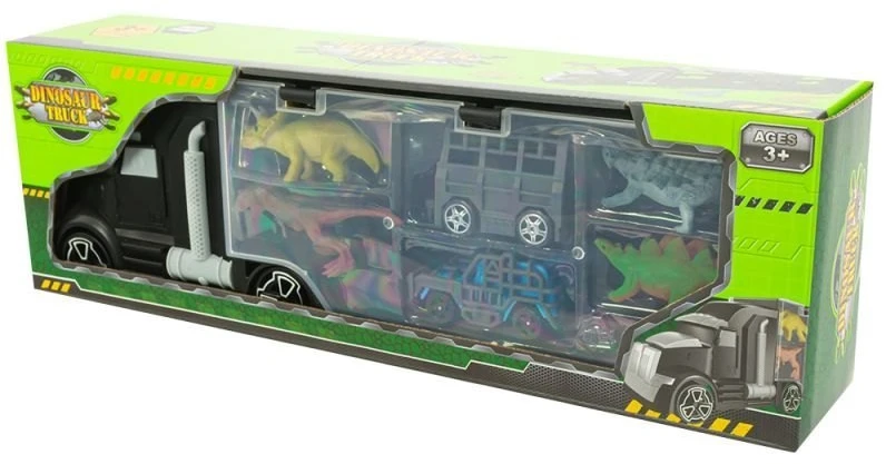 Eurobaby Zabawki Žaislinė dinozaurų transporto mašina Eurobaby