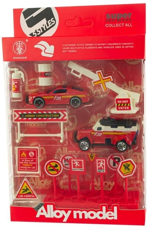 Eurobaby Zabawki Žaislinis ugniagesių transporto rinkinys Eurobaby