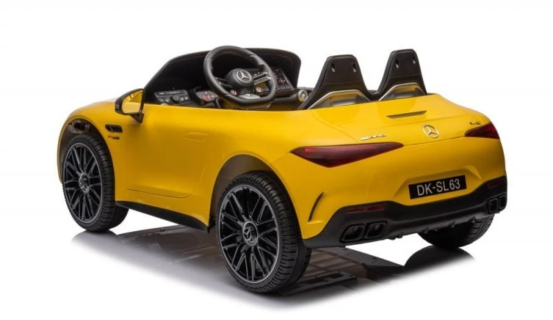 Transporto priemonė dk-sl63 mercedes sl63 yellow EUROBABY