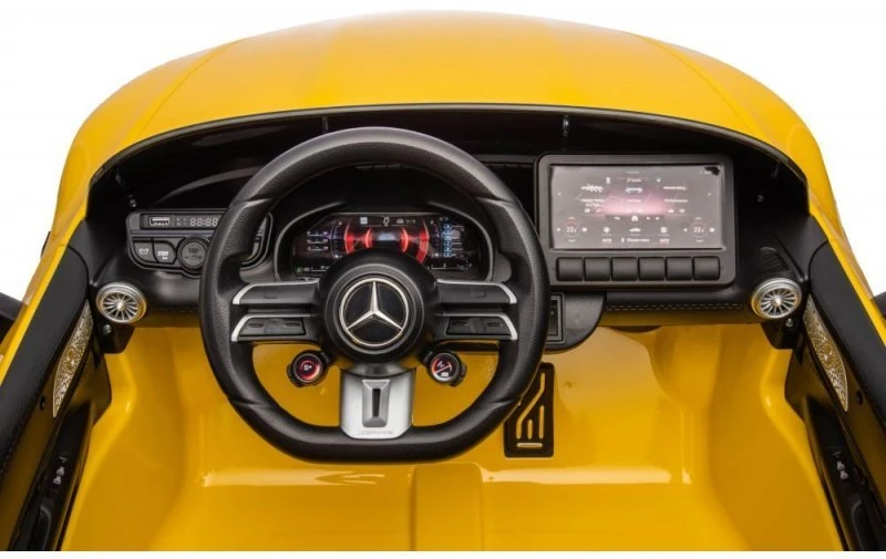 Transporto priemonė dk-sl63 mercedes sl63 yellow EUROBABY
