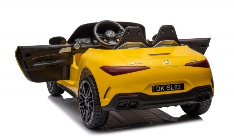 Transporto priemonė dk-sl63 mercedes sl63 yellow EUROBABY