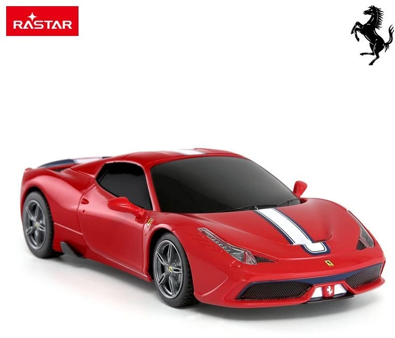 Ferrari 458 Speciale A 1:24 Rastar 71900 raudonas valdomas automobilis