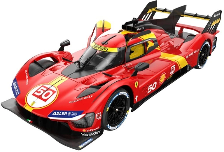 Nuotoliniu būdu valdomas automobilis Ferrari 499P R/C, mastelis 1:14, Rastar 10110