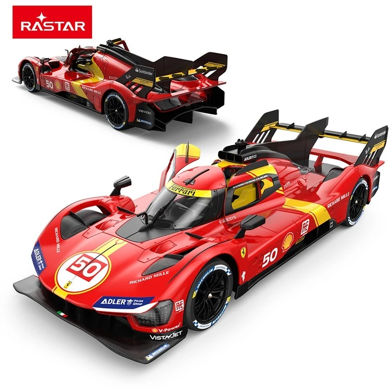 Nuotoliniu būdu valdomas automobilis Ferrari 499P R/C, mastelis 1:14, Rastar 10110