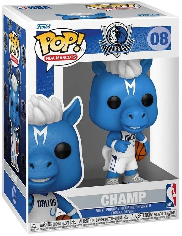 FUNKO POP! Vinilinė figūrėlė: NBA Mavericks - Champ, 9 cm