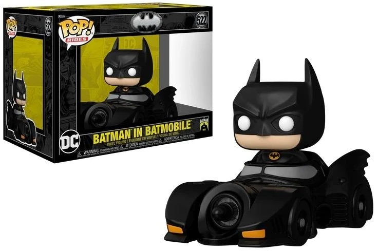 Figūrėlė Funko POP Batman su Batmobile automobiliu