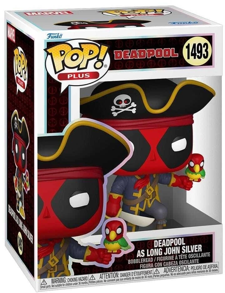 FUNKO POP! Vinilinė figūrėlė: Marvel: Deadpool (as Long John Silver), 9 cm