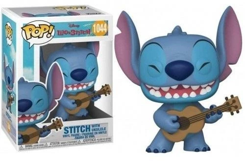 FUNKO POP! Vinilinė figūrėlė: LILO & STITCH: Stičas su ukulele, 10 cm