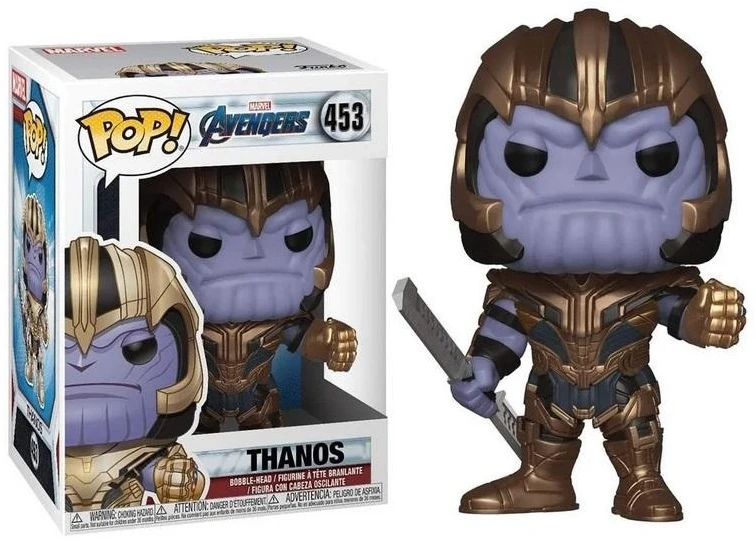 FUNKO POP! Vinilinė figūrėlė MARVEL: AVENGERS ENDGAME – THANOS, 9,5 cm