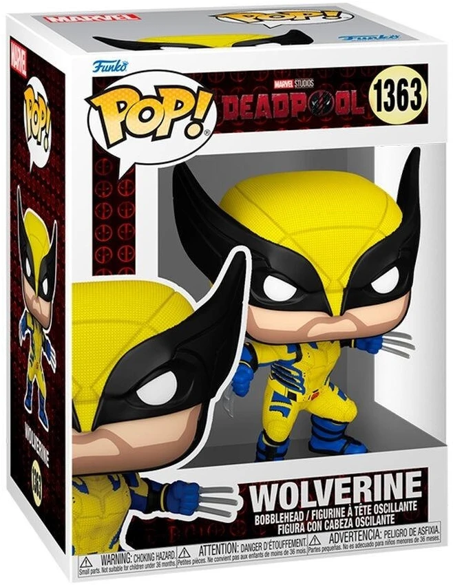 FUNKO POP! Vinilinė figūrėlė: Marvel: Deadpool & Wolverine – Wolverine, 9.5 cm