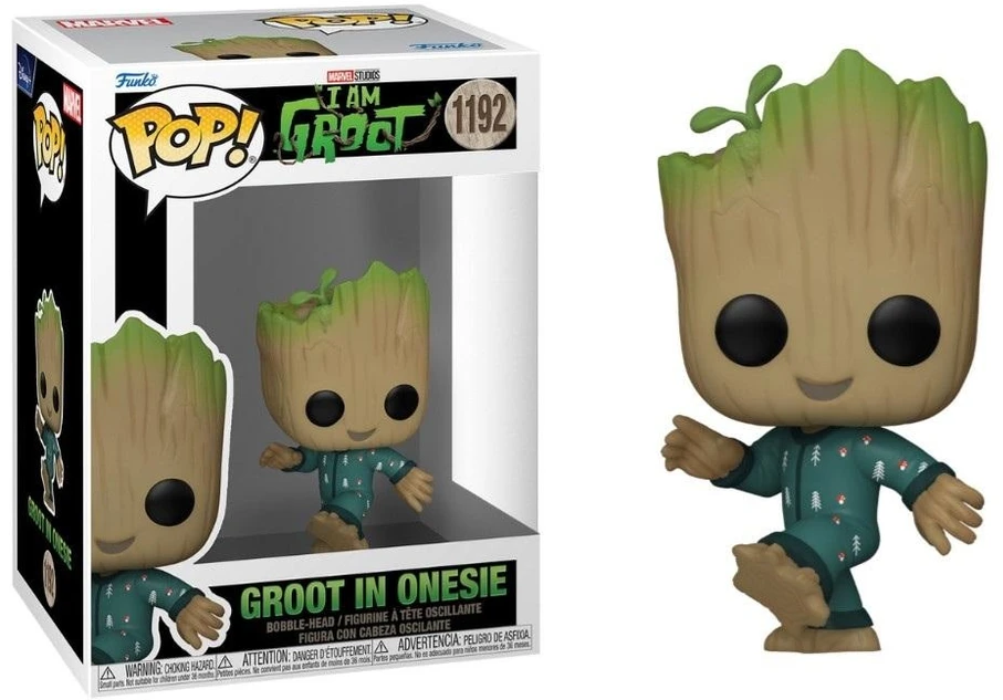 FUNKO POP! Vinilinė figūrėlė: I Am Groot - Groot in PJs (dancing)