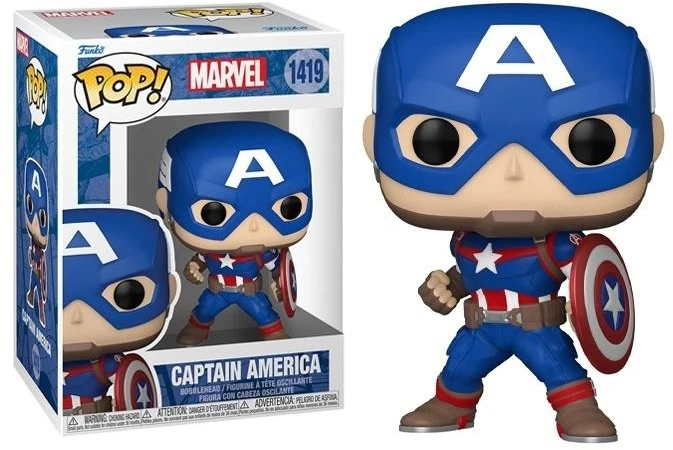 FUNKO POP! Vinilinė figūrėlė: Marvel - Kapitonas Amerika