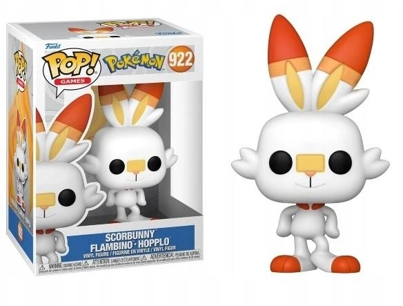 FUNKO POP! Vinilinė figūrėlė: Pokemon - Scorbunny, 11,4 cm