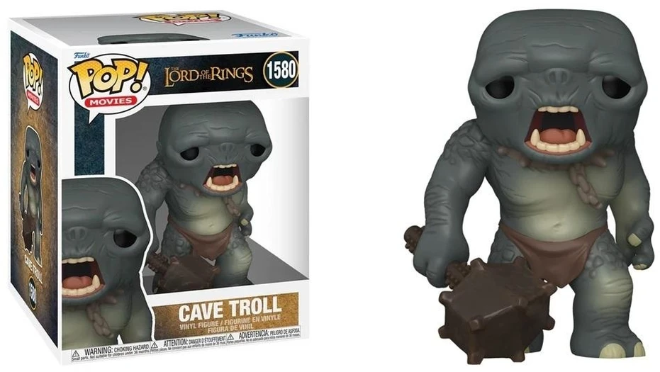 FUNKO POP! Vinilinė figūrėlė: Žiedų valdovas - Cave Troll, 11 cm