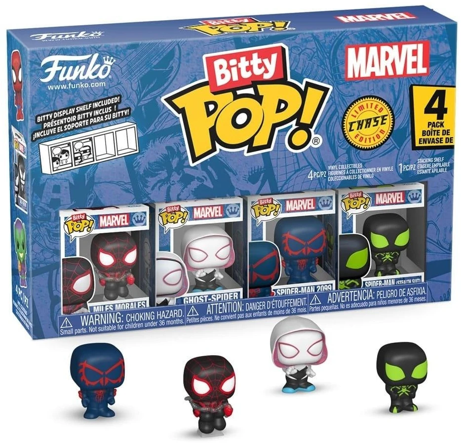 FUNKO Bitty POP! Figūrėlių rinkinys: Marvel, ~3 cm (4 vnt.)
