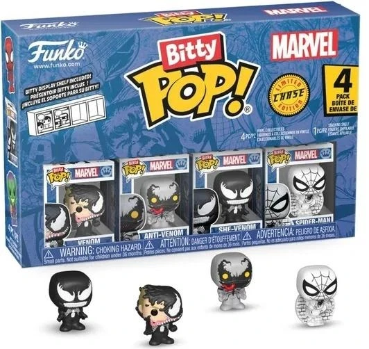 FUNKO Bitty POP! Figūrėlių rinkinys: Marvel, ~3 cm (4 vnt.)
