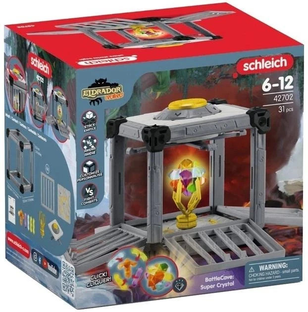 Figūrėlės Schleich Super kristalai iš Mūšio urvo