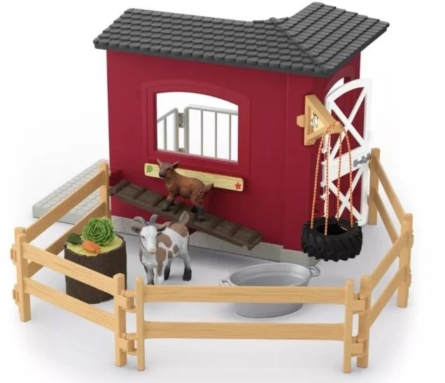 Figūrėlių rinkinys su ožkų tvartu Farm World Schleich