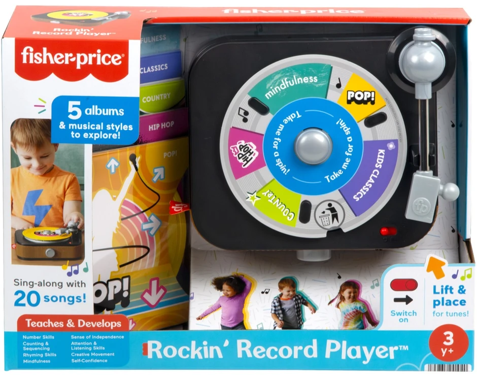 Record Fisher Price patefonų grotuvas JGX04