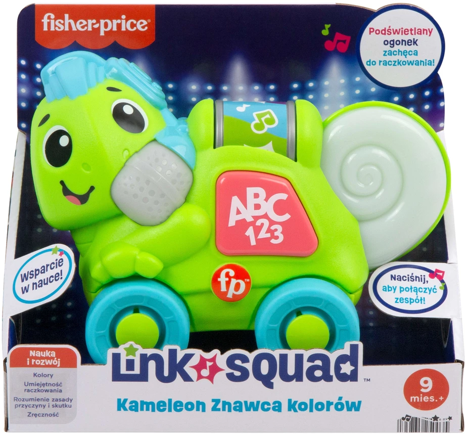 Fisher-Price Crawl 'n Colors chameleonai HYL34