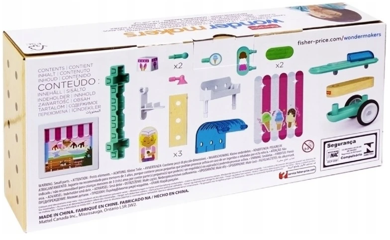 Brak Danych Fisher Price Wonder Makers konstruktorių rinkinys ledų vežimėlis GLY24