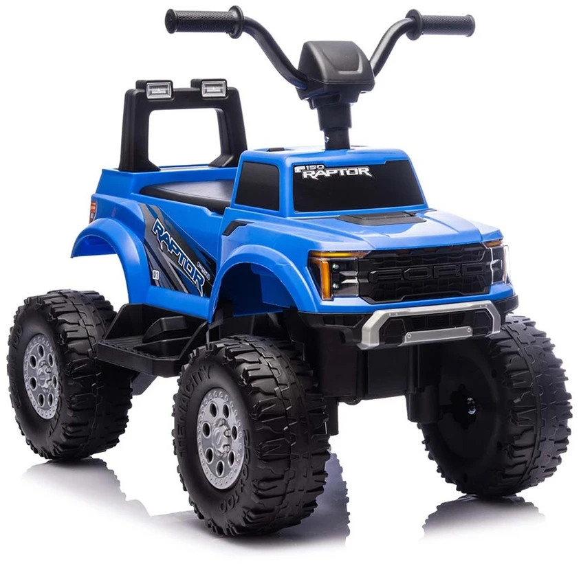 Ford F-150 Raptor Milly Mally elektrinis važiuojamas automobilis mėlynos spalvos
