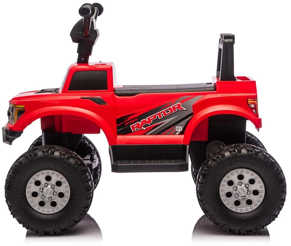 Ford F-150 Raptor Milly Mally elektrinis važiuojamas raudonas automobilis