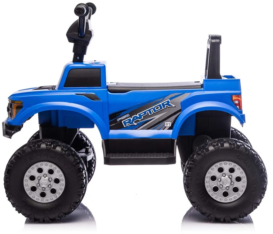 Ford F-150 Raptor Milly Mally elektrinis važiuojamas automobilis mėlynos spalvos