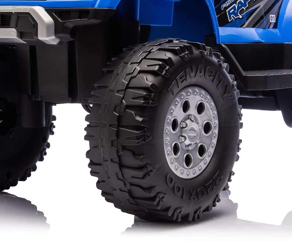 Ford F-150 Raptor Milly Mally elektrinis važiuojamas automobilis mėlynos spalvos