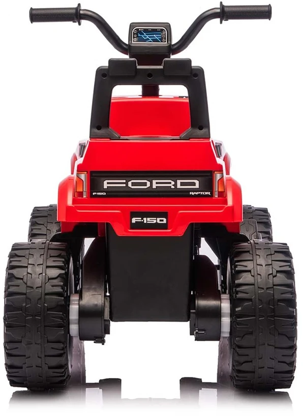 Ford F-150 Raptor Milly Mally elektrinis važiuojamas raudonas automobilis