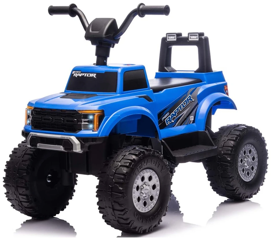 Ford F-150 Raptor Milly Mally elektrinis važiuojamas automobilis mėlynos spalvos