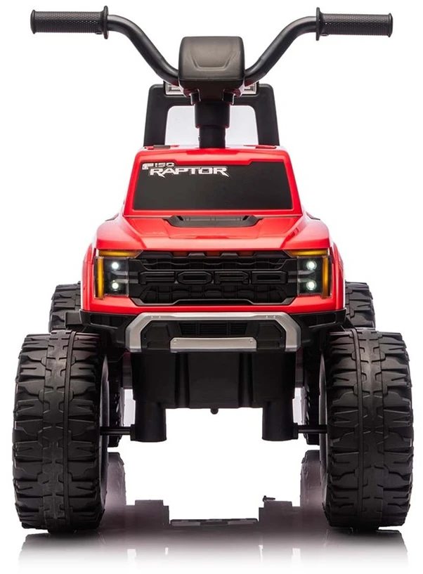 Ford F-150 Raptor Milly Mally elektrinis važiuojamas raudonas automobilis