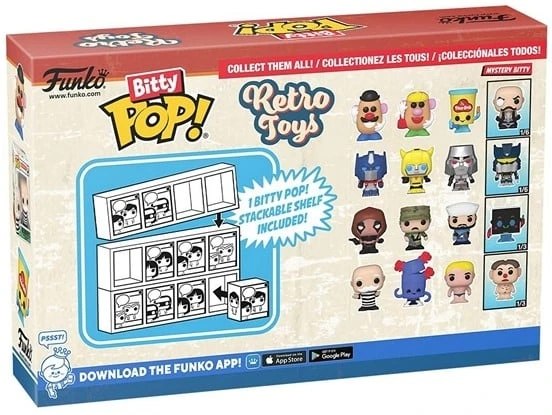 Funko Bitty POP! figūrėlių rinkinys Retro Toys Gi Joe Zartan Colonel Shipwreck 4 vnt.