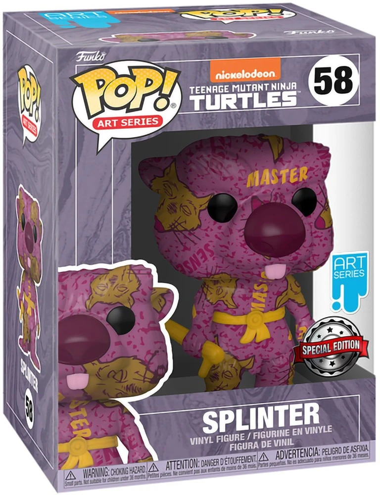 Figurėlė Funko POP! Art Vėžliukai Ninja Splinter 58 60107