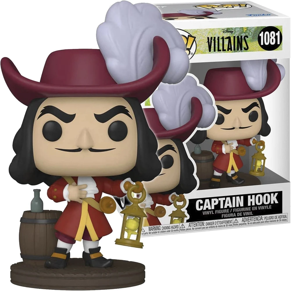 FUNKO POP! Vinilinė figūrėlė: "Disney" piktadariai: Kapitonas Hukas