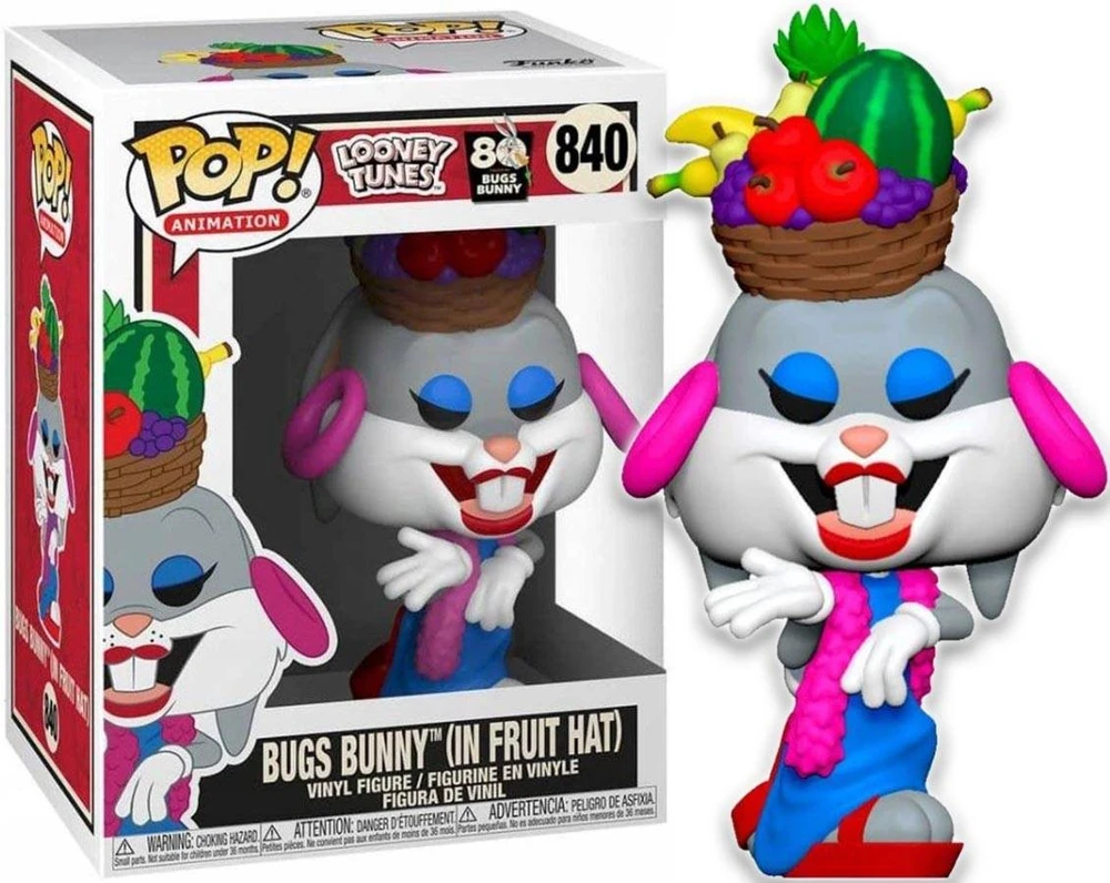 Figurėlė Funko POP! Animation Bugs Bunny In Fruit Hat Looney Tunes 840