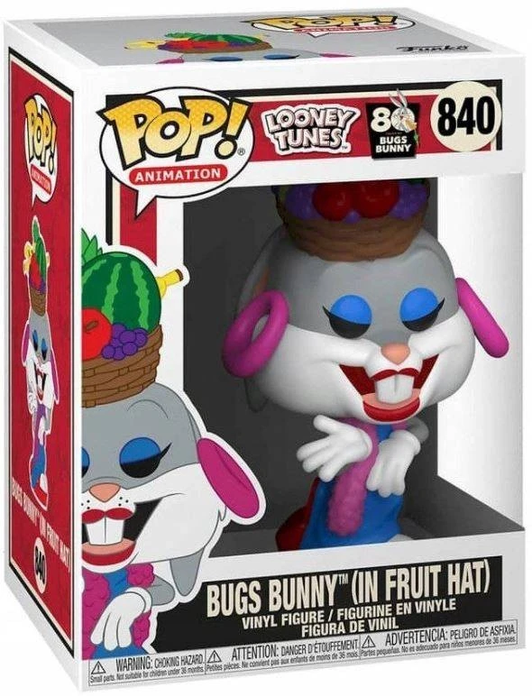 Figurėlė Funko POP! Animation Bugs Bunny In Fruit Hat Looney Tunes 840