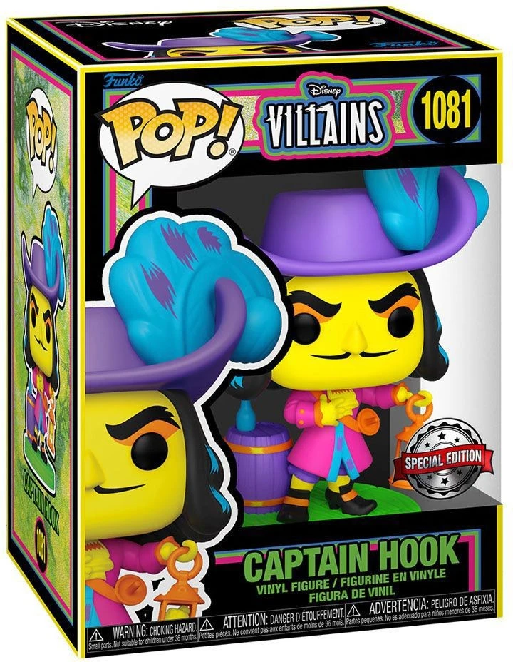 FUNKO POP! Vinilinė figūrėlė: Disney Villains: Captain Hook, 9 cm