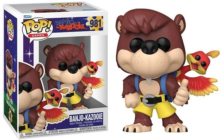 FUNKO POP! Vinilinė figūrėlė: Banjo & Kazooie, 10 cm