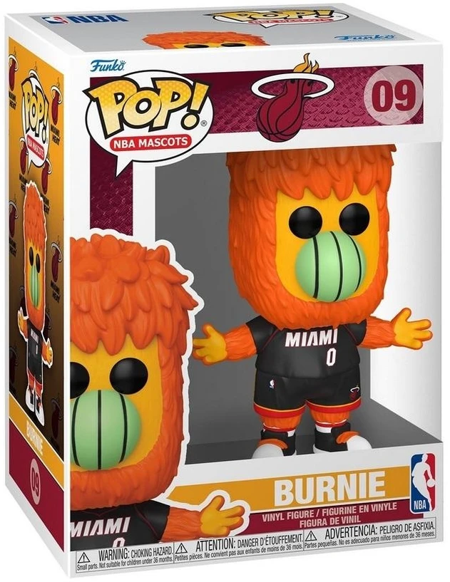 FUNKO POP! Vinilinė figūrėlė: Miami Heat - Burnie, 9 cm