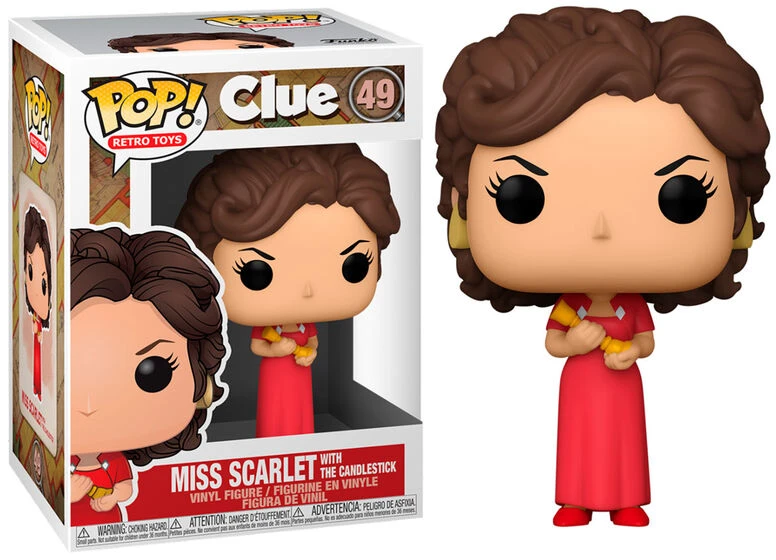 Funko POP! figūrėlė Clue Miss Scarlet su žvakide 49