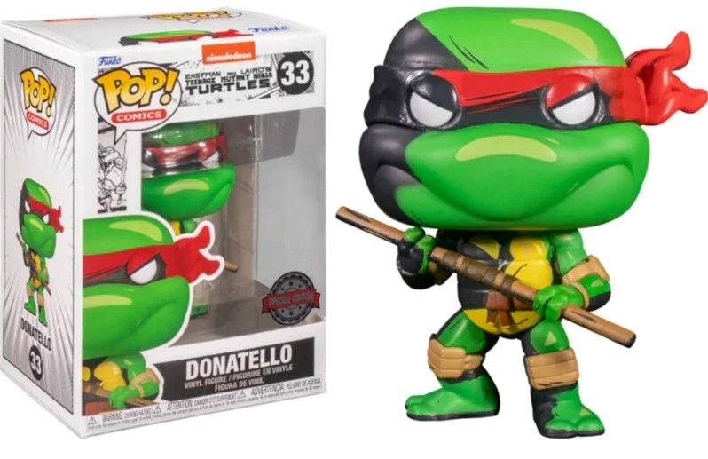 Funko POP! figūrėlė Comics TMNT Turtles Donatello 33 Special Edition