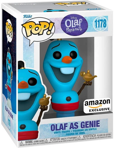 FUNKO POP! Vinilinė figūrėlė: Olaf Present - Olaf as Genie, 9 cm