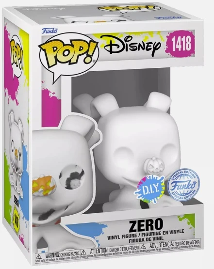 Funko POP! figūrėlė Disney TNBCH Zero 1418 DIY SE